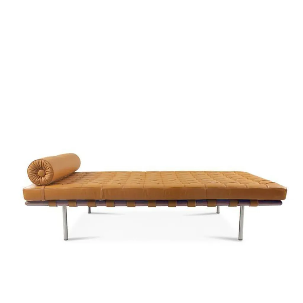 Barcelona Pavilion Daybed - Caramel, Leather product