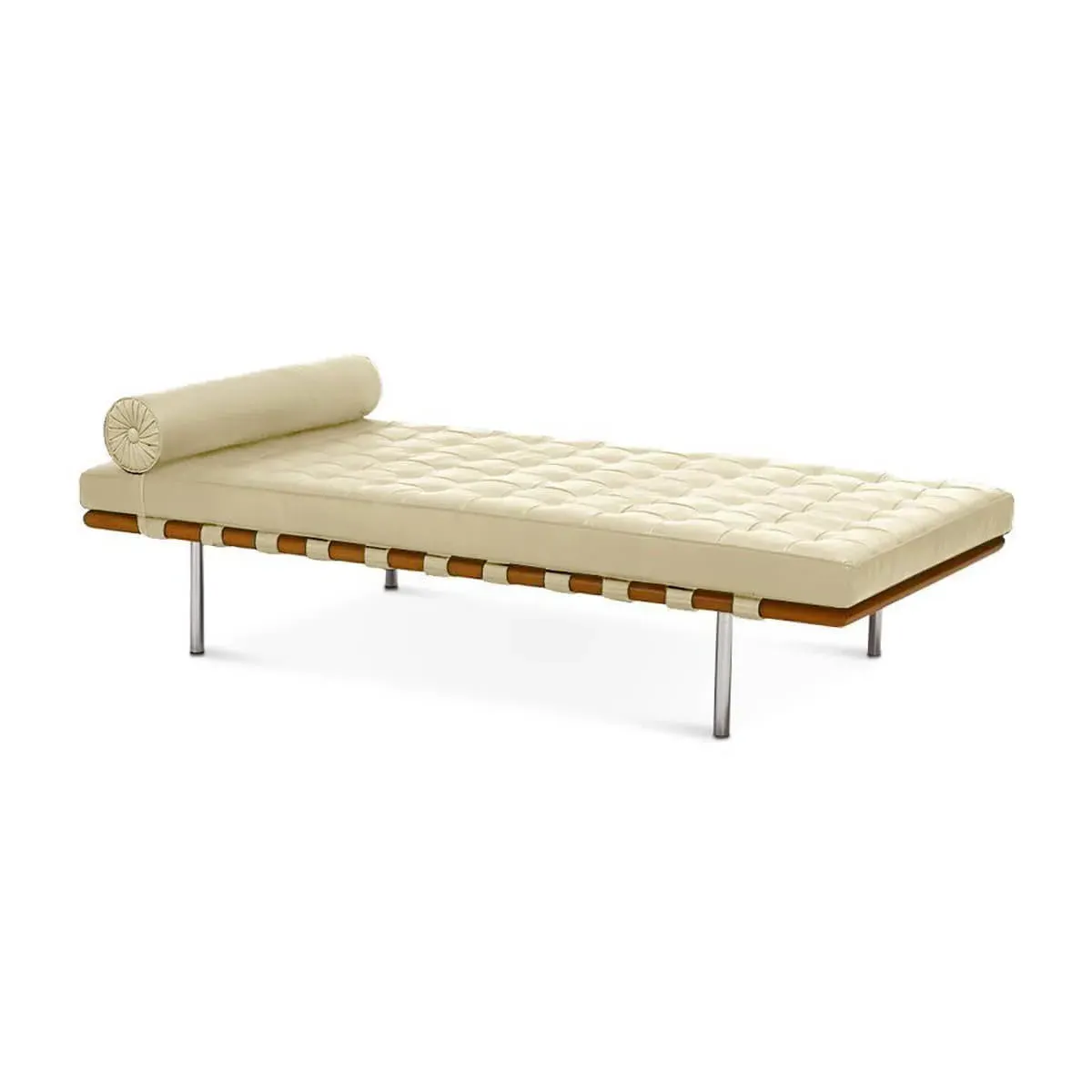 Barcelona Pavilion Daybed - Cream, Aniline Leather product