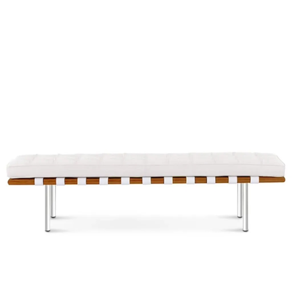 Pavilion 4ft Bench - Tan, Top Grain Leather product