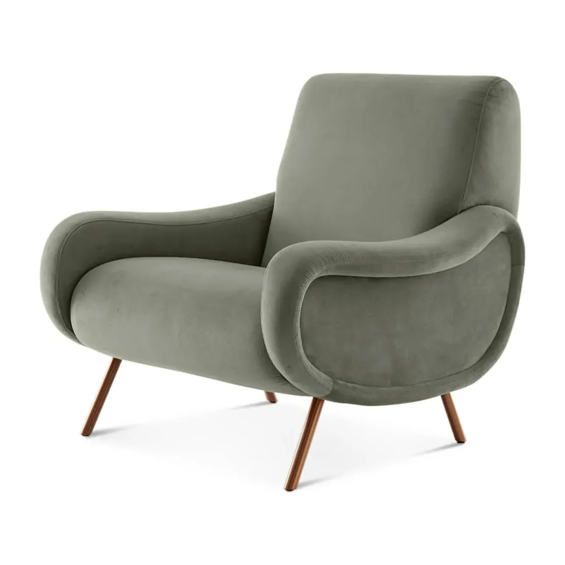Lady Chair - Platinum Silver, Velvet product