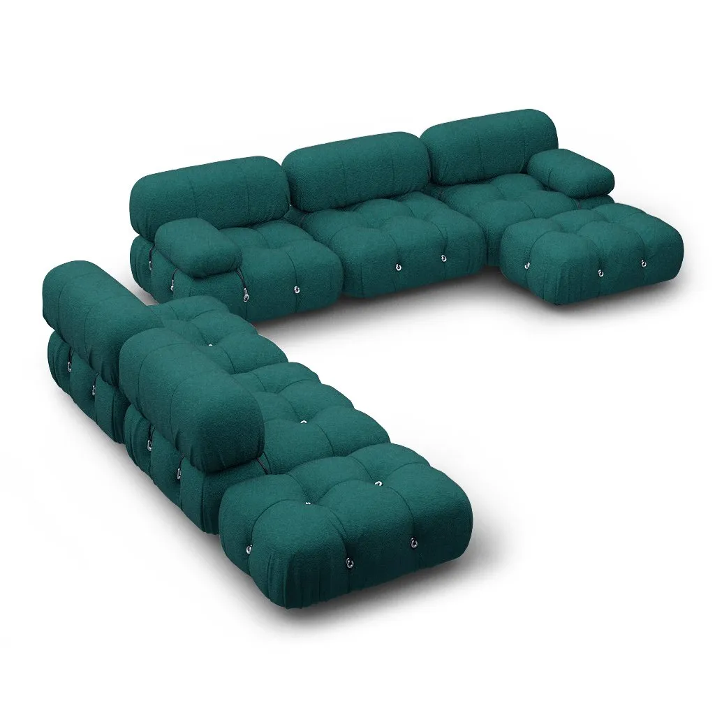 Bellini Combination 007 Sectional Sofa - Pine Green, Cashmere product