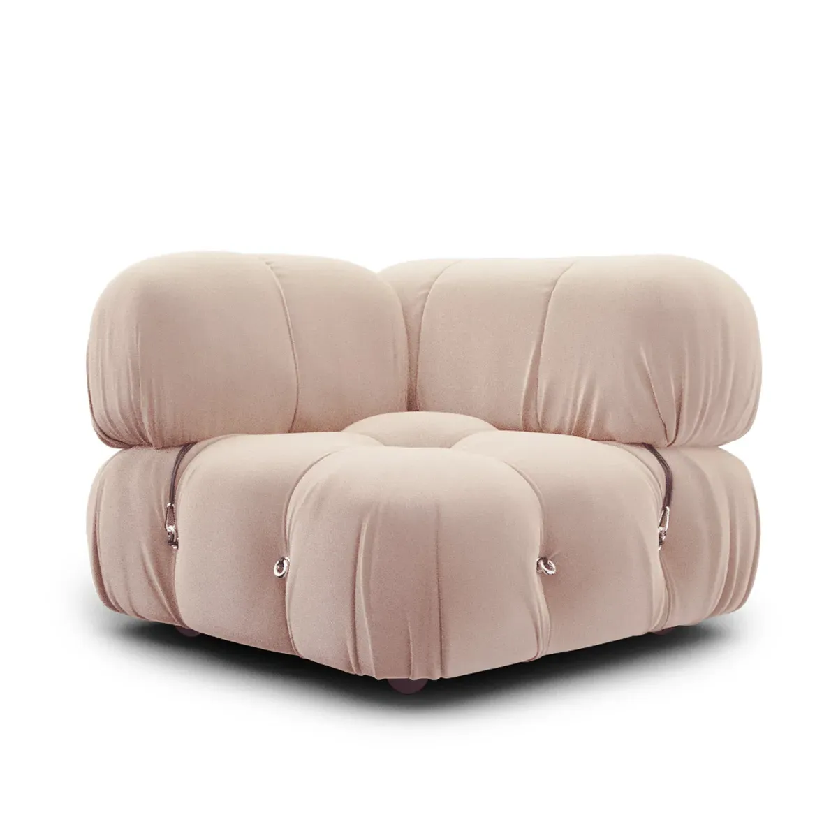 Bellini Corner Module Sofa - Blush, Cotton Velvet product