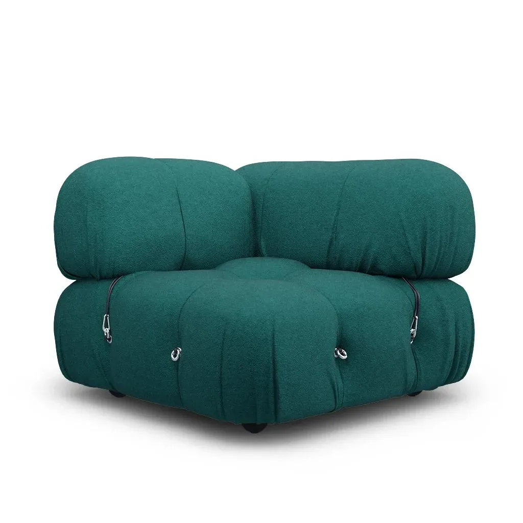 Bellini Corner Module Sofa - Pine Green, Cashmere product