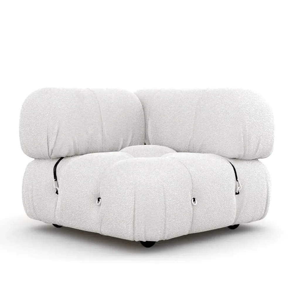 Bellini Corner Module Sofa - Snow White, Boucle product