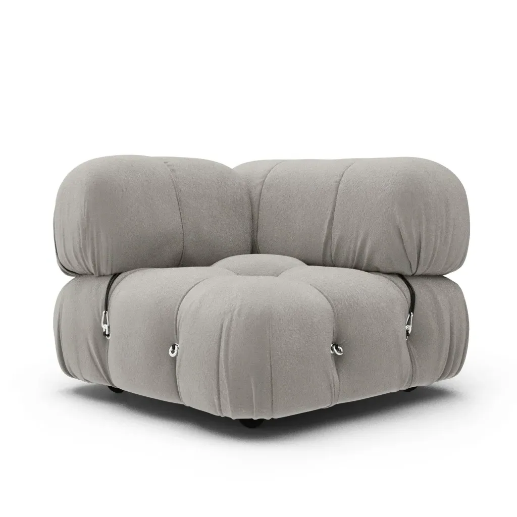 Bellini Corner Sofa Module - Light Grey, Performance Felt product