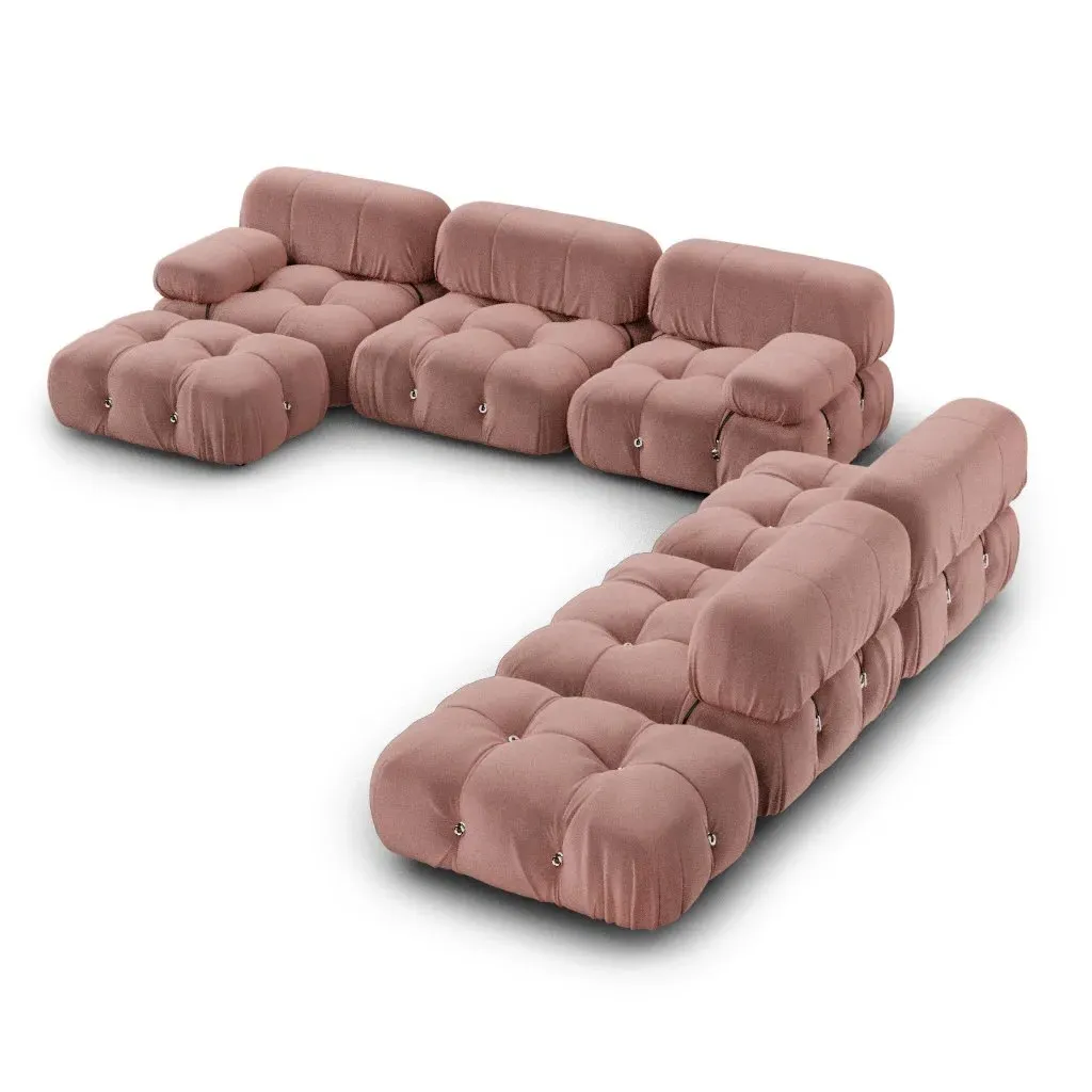 Bellini Modular Sofa Combination 007 - Petal, Cotton Velvet product