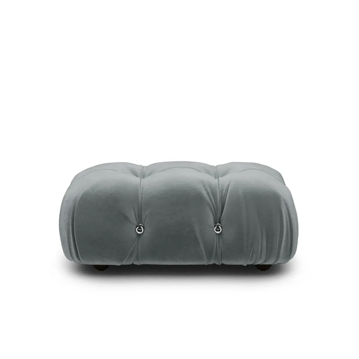 Bellini Ottoman - Quiet Rain, Faux Mohair Velvet product