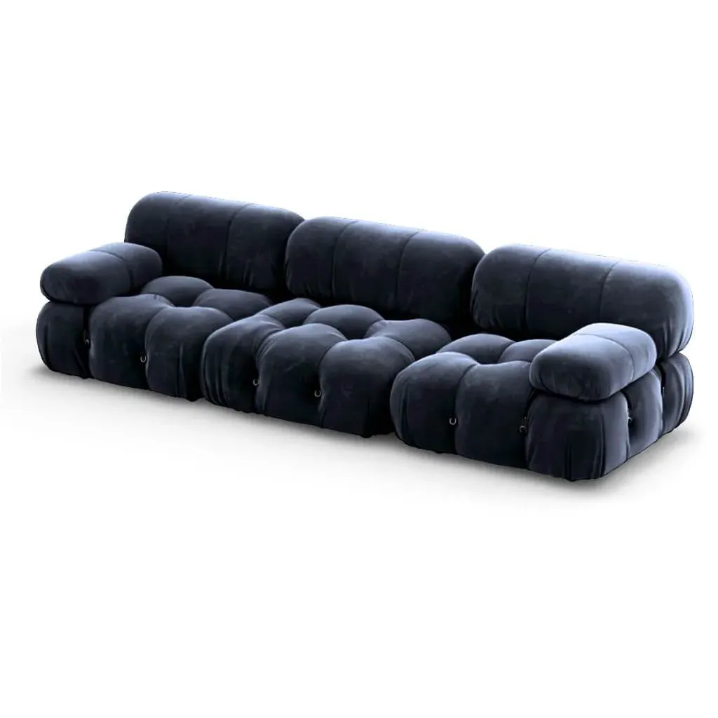 Bellini Sectional Sofa - Azure Blue, Chenille product