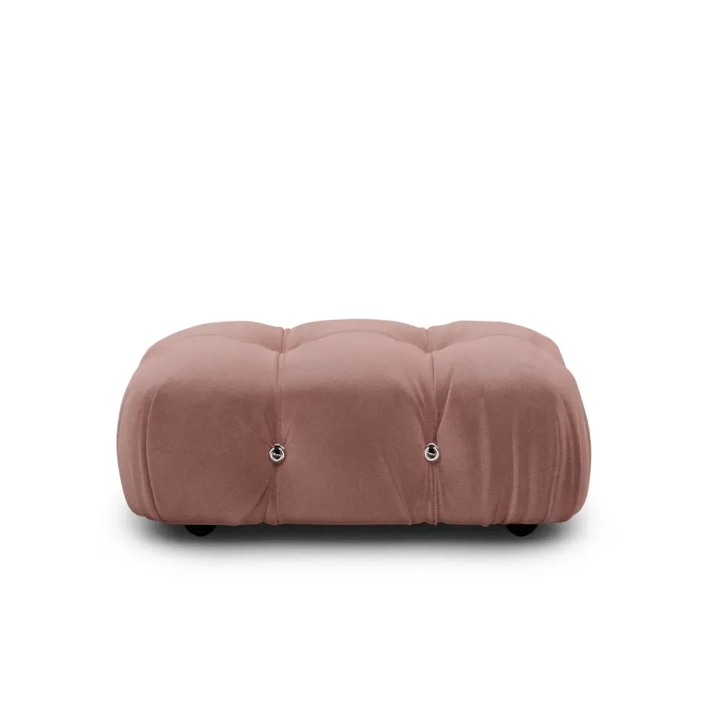 Bellini Sectional Sofa Ottoman - Petal, Cotton Velvet product