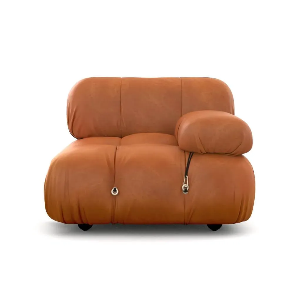 Bellini Sofa Armrest Module - Brown, Vintage Leather product