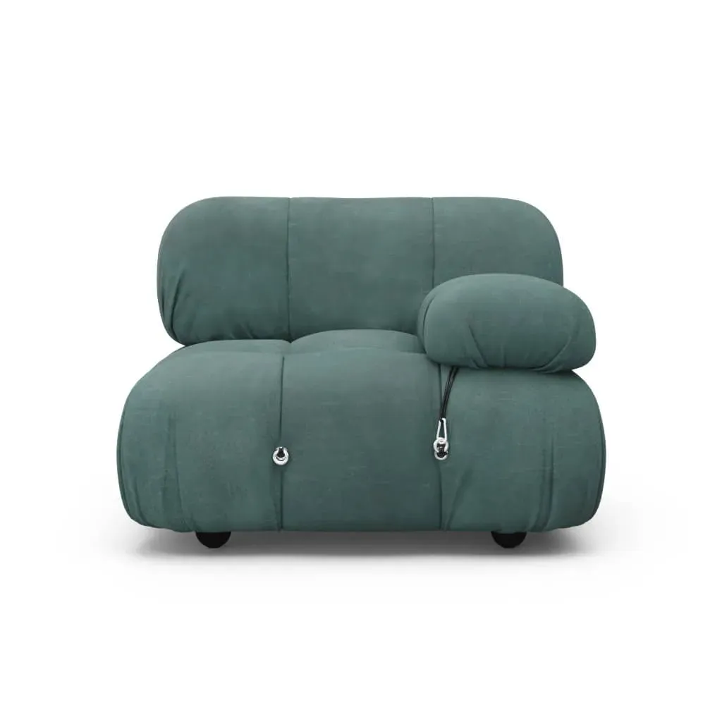 Bellini Sofa Armrest Module - Distressed Fern Green, Vegan Leather product