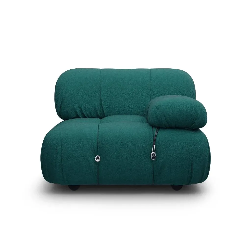 Bellini Sofa Armrest Module - Pine Green, Cashmere product
