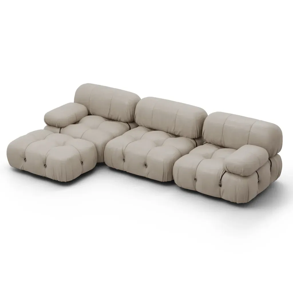 Bellini Sofa Combination 006 - Ivory Cream, Vegan Leather product