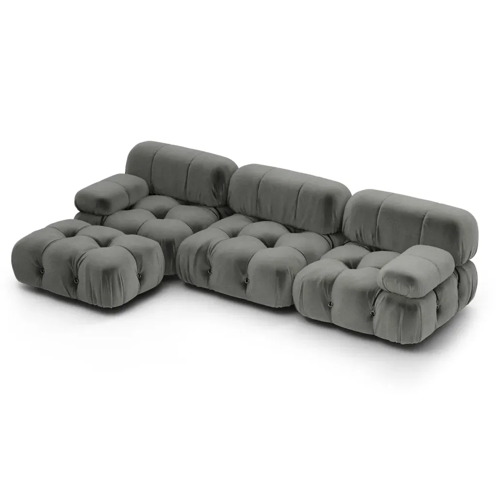 Bellini Sofa Combination 006 - Seal Grey, Cotton Velvet product