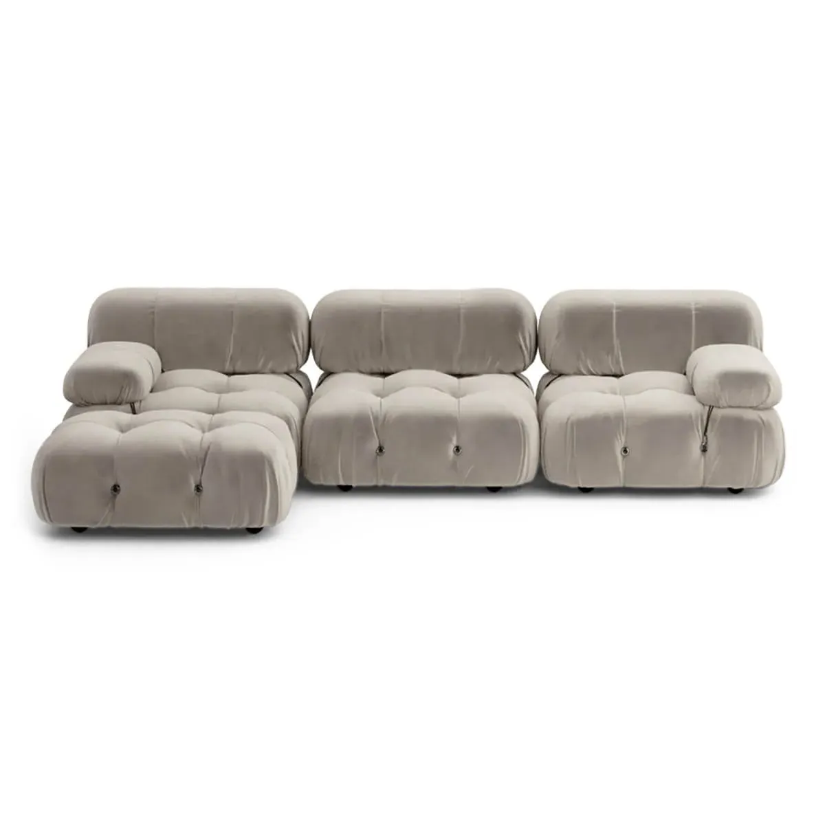 Bellini Sofa Combination 006 - Shadow Black, Faux Mohair Velvet product