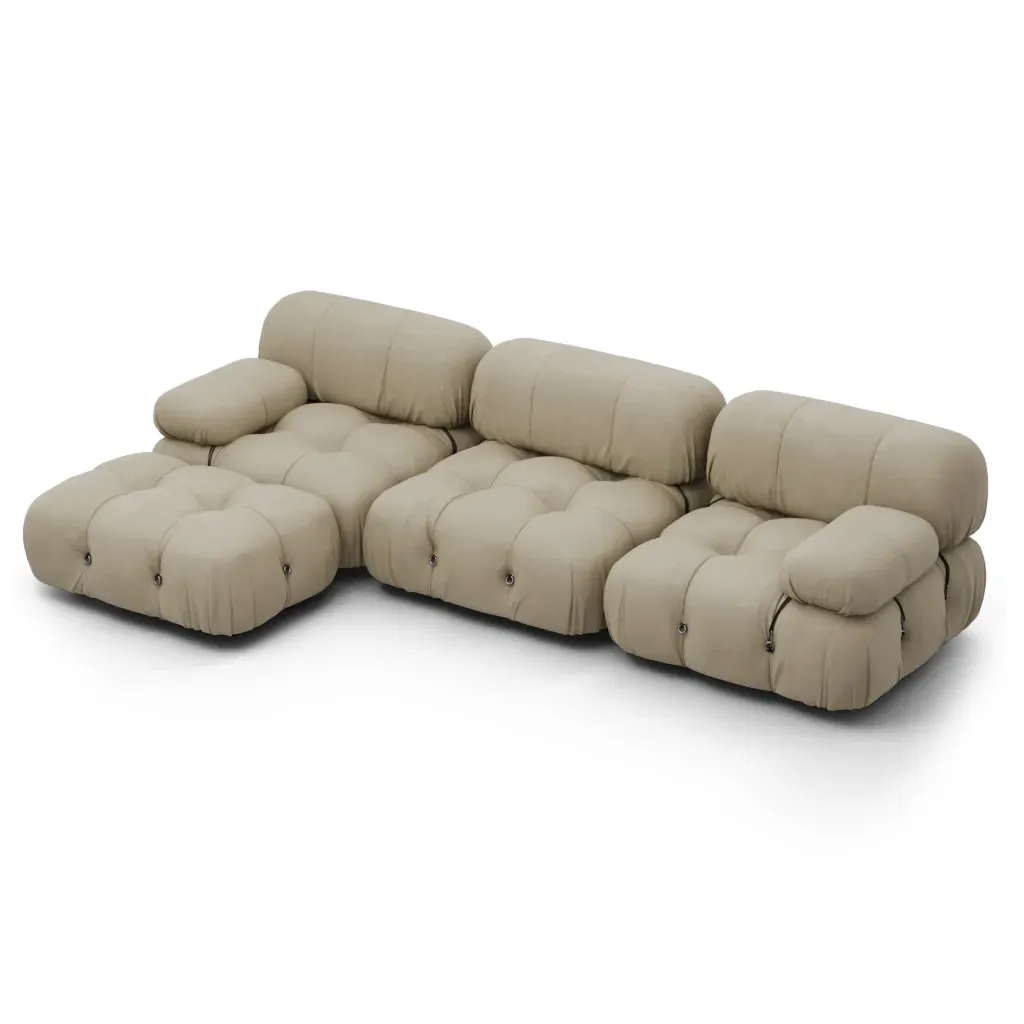 Bellini Sofa Combination 006 - Stone Taupe, Vegan Leather product