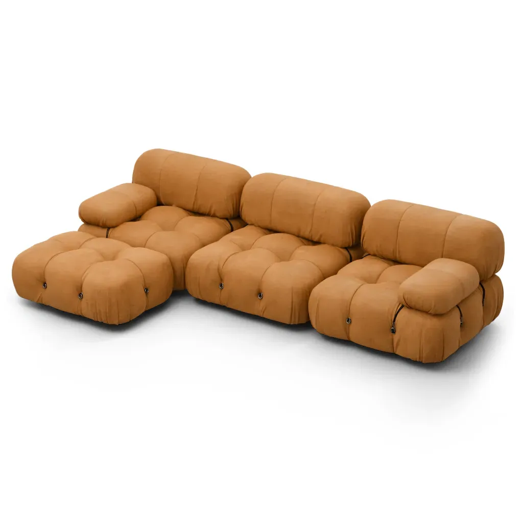 Bellini Sofa Combination 006 - Tan Brown, Vegan Leather product