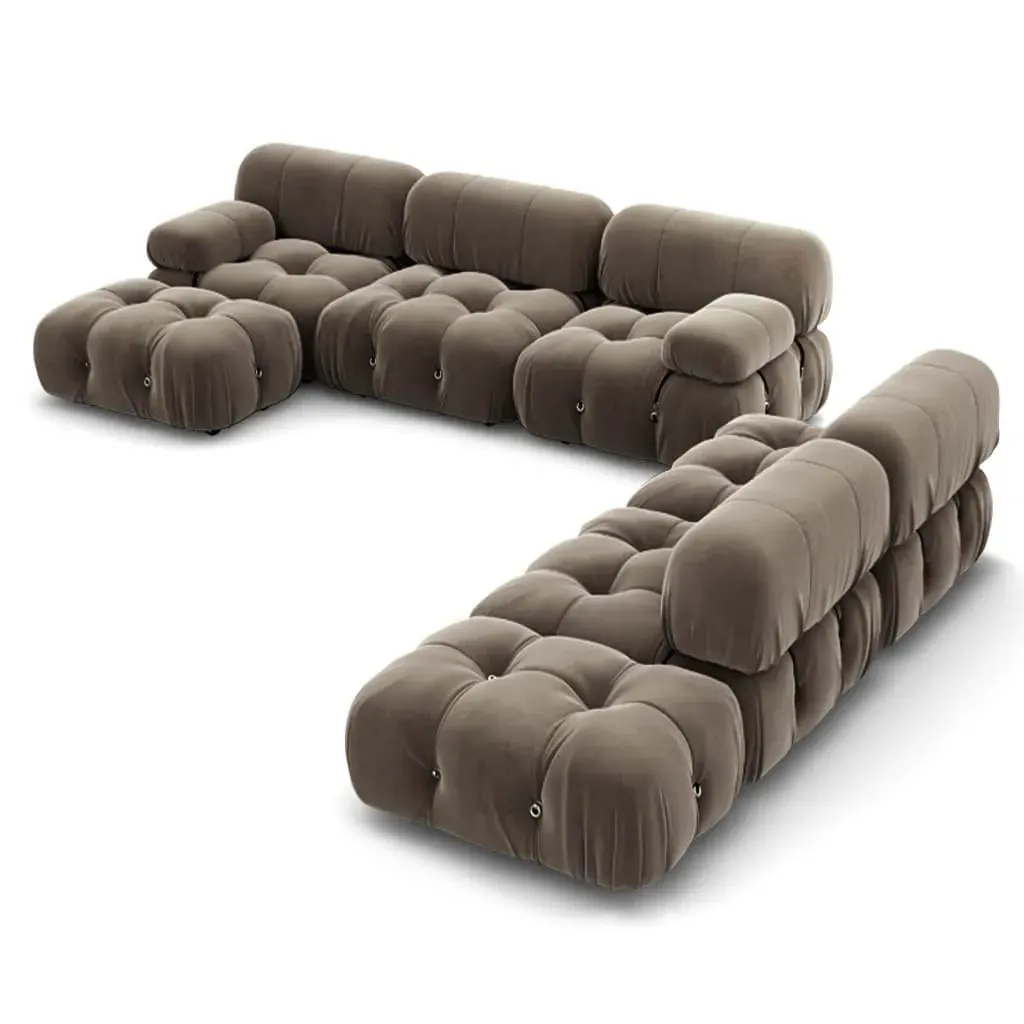 Bellini Sofa Combination 007 - Ash Brown, Velvet product