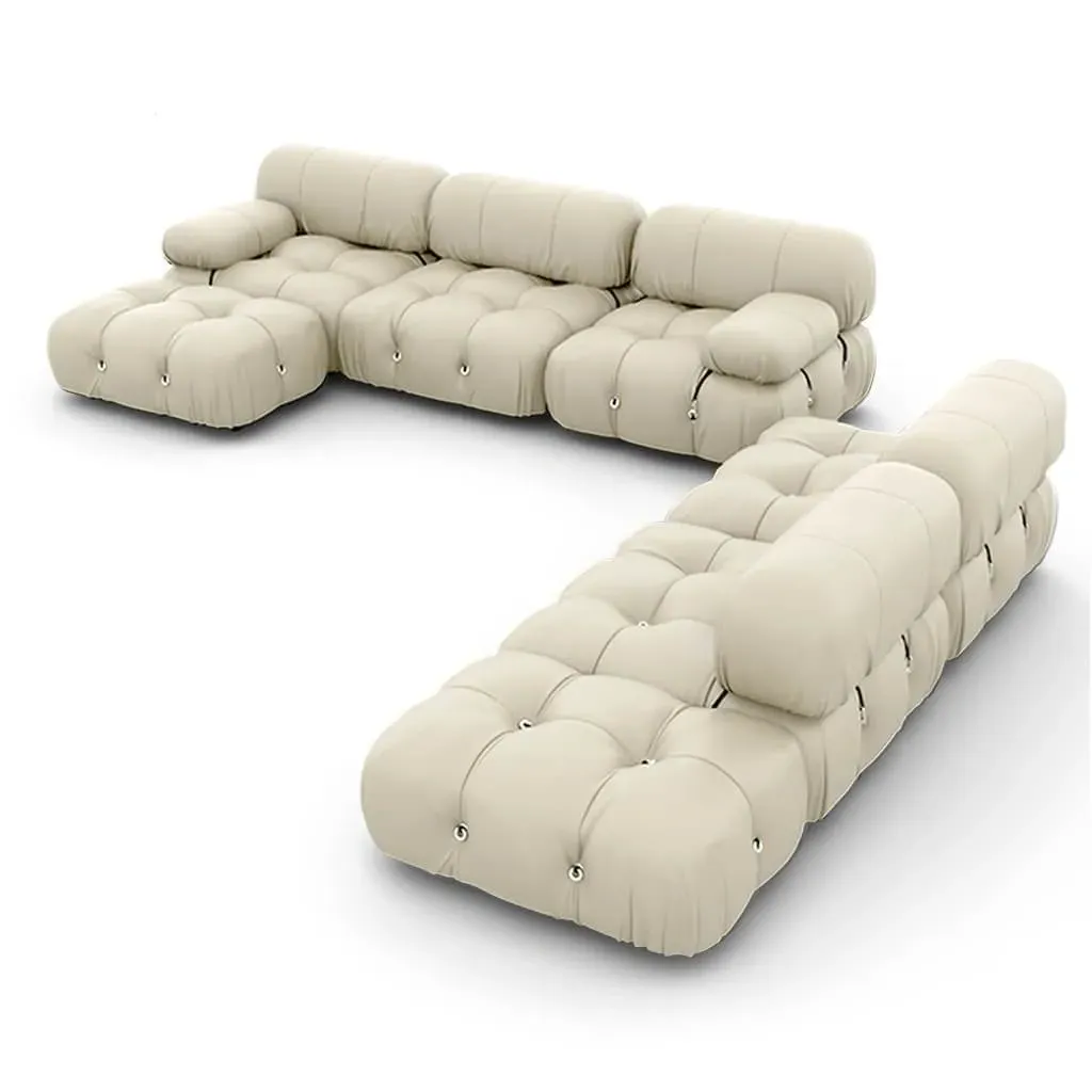 Bellini Sofa Combination 007 - Bone, Aniline Leather product