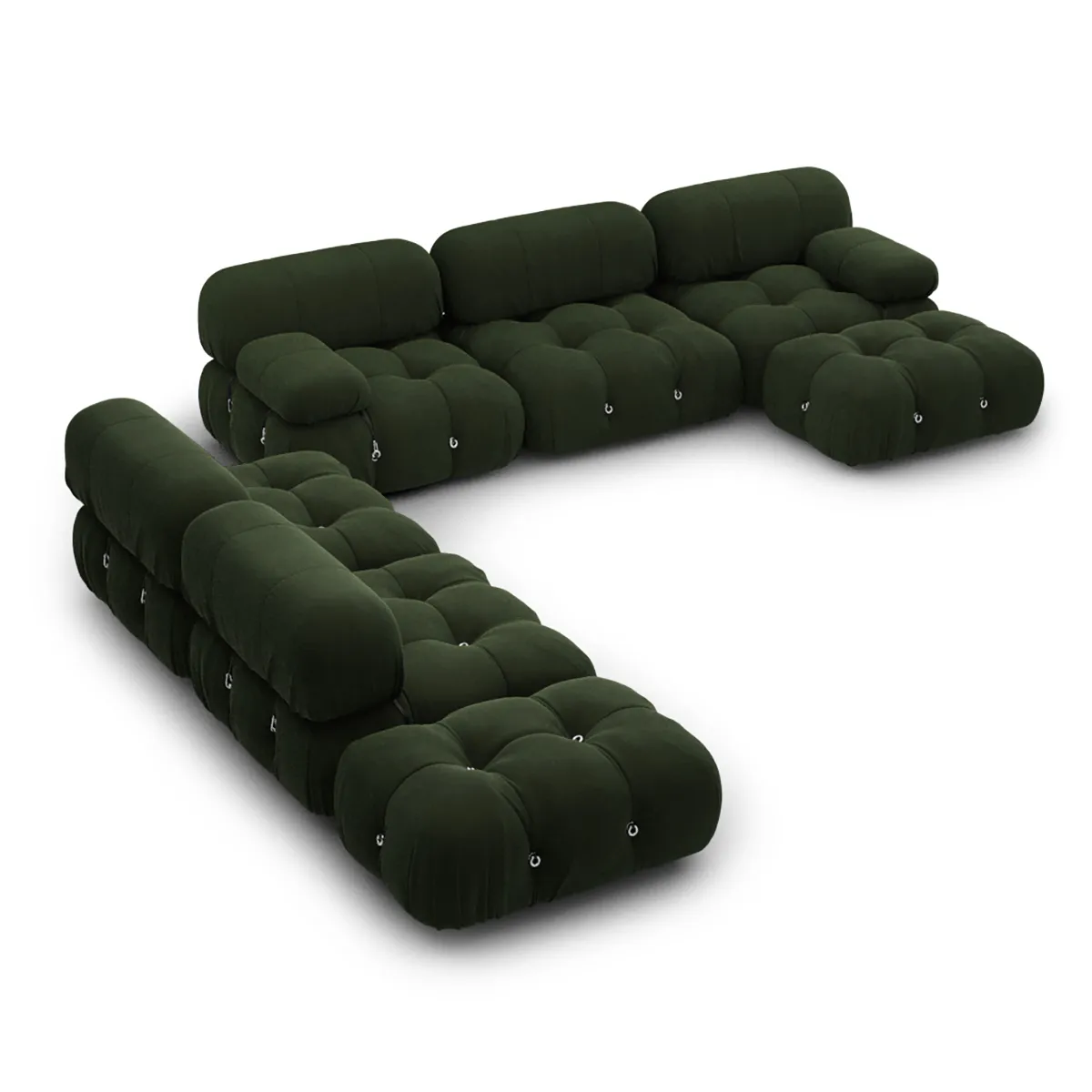 Bellini Sofa Combination 007 - Grand Forest, Faux Mohair Velvet product