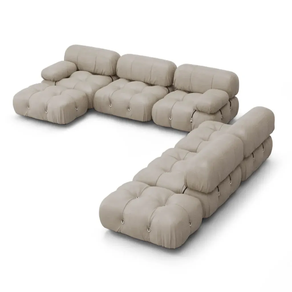 Bellini Sofa Combination 007 - Ivory Cream, Vegan Leather product