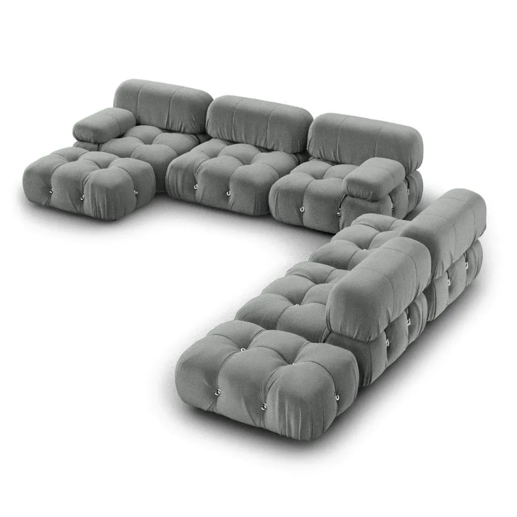 Bellini Sofa Combination 007 - Seal Grey, Cotton Velvet product