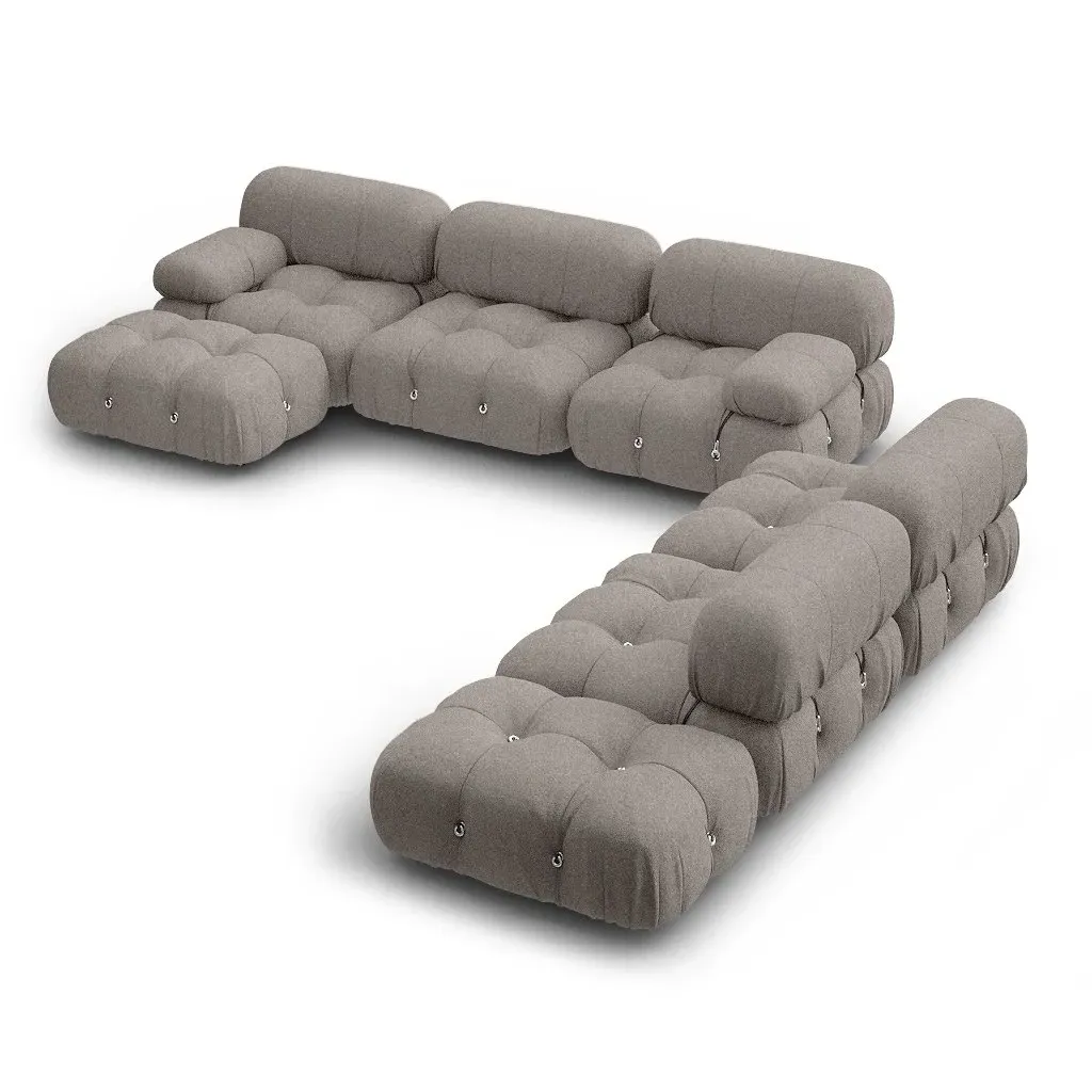 Bellini Sofa Combination 007 Sectional Sofa - Cashmere-Wheat Grey product