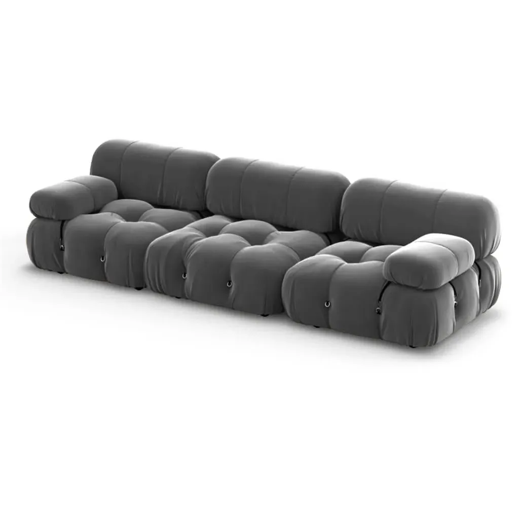 Bellini Sofa Combination 008 - Graphite Grey, Velvet product