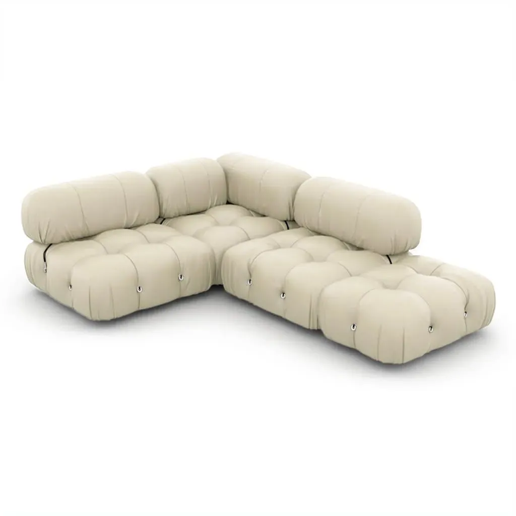 Bellini Sofa Combination 009 - Bone, Aniline Leather product