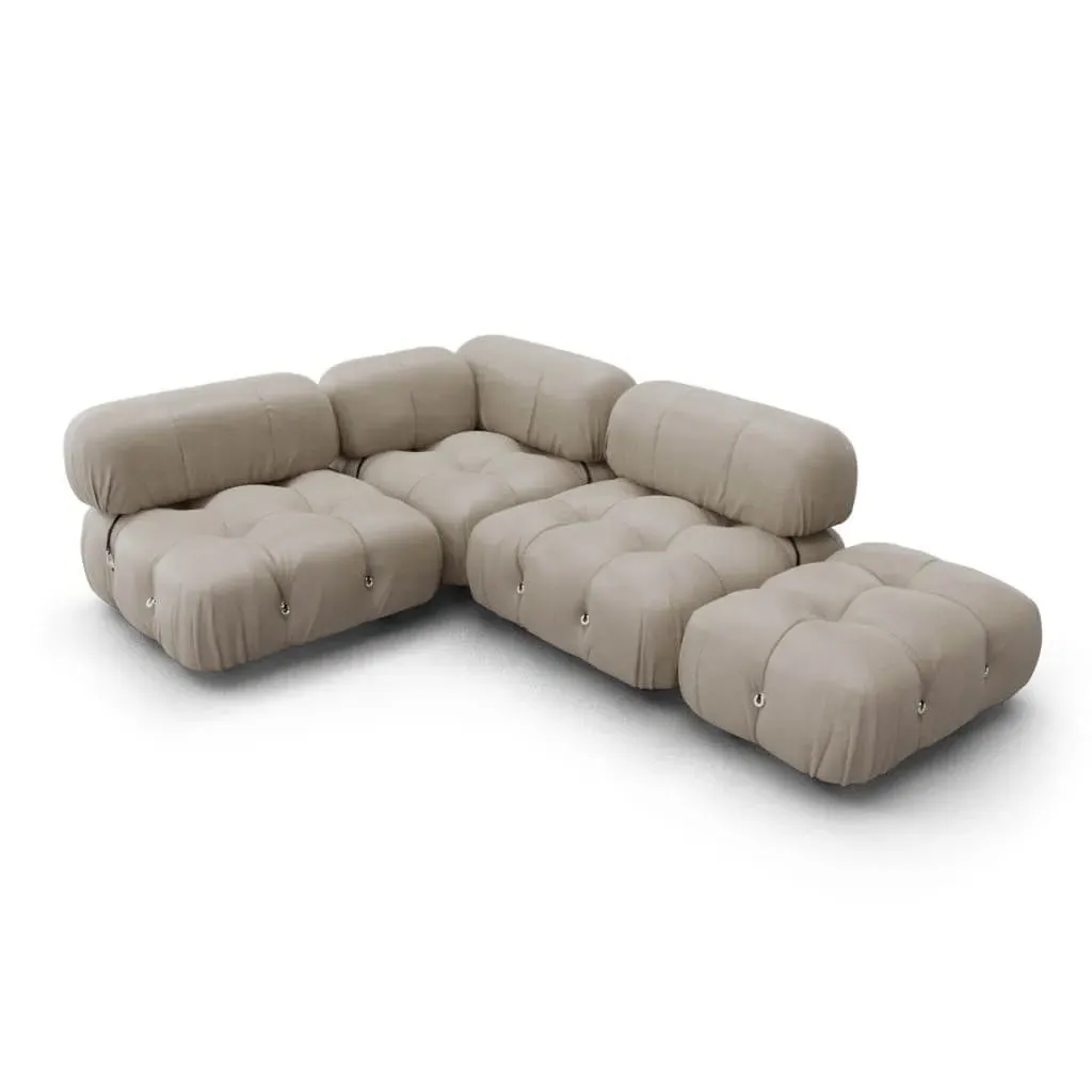 Bellini Sofa Combination 009 - Ivory Cream, Vegan Leather product