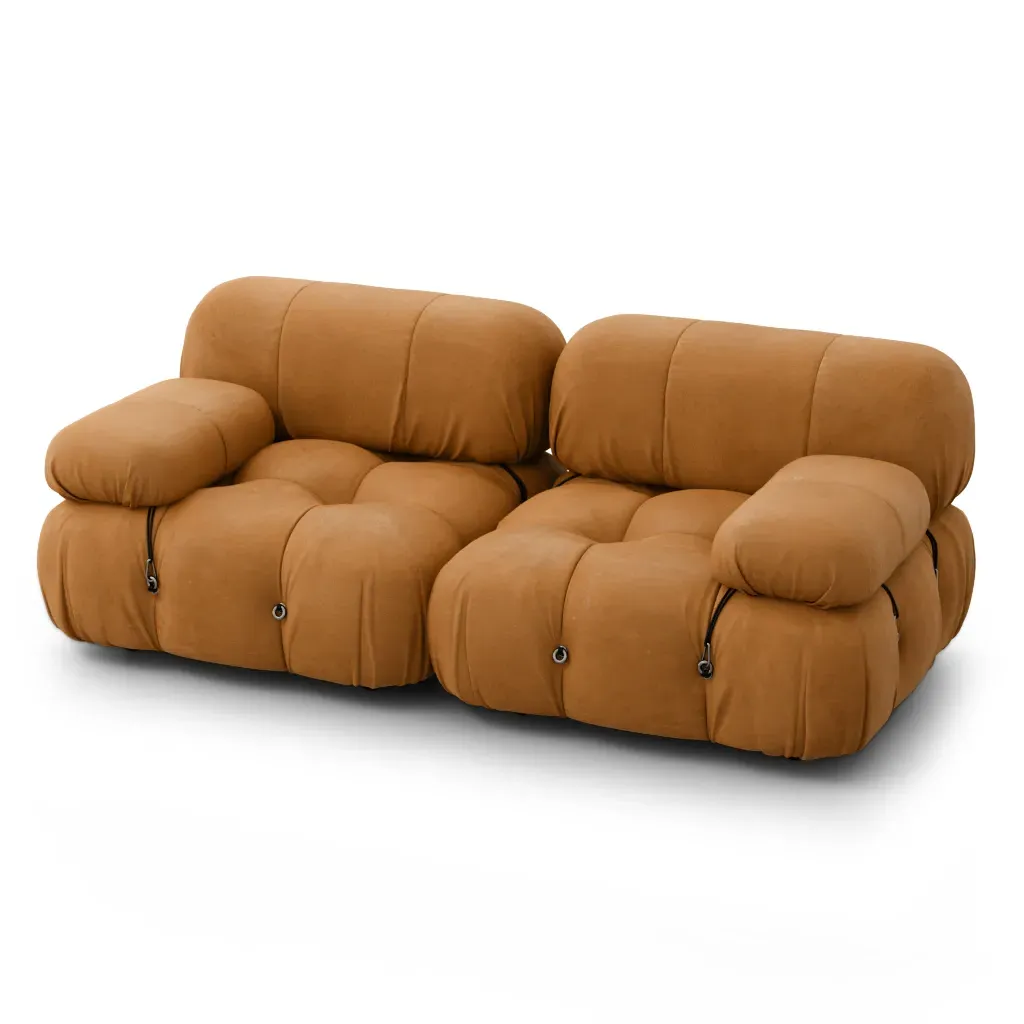 Bellini Sofa Combination 012 - Distressed Tan Brown, Vegan Leather product