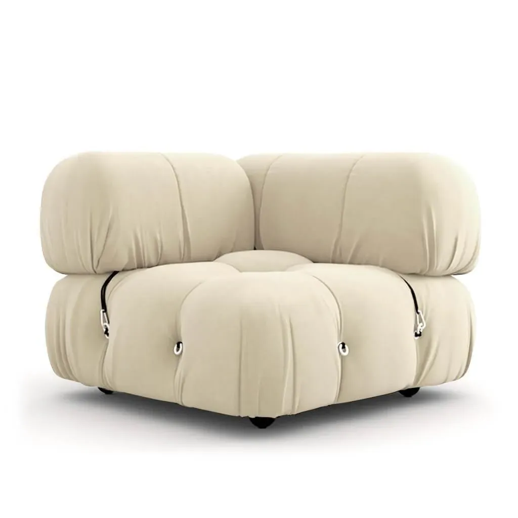 Bellini Sofa Corner Module - Beige, Suede product