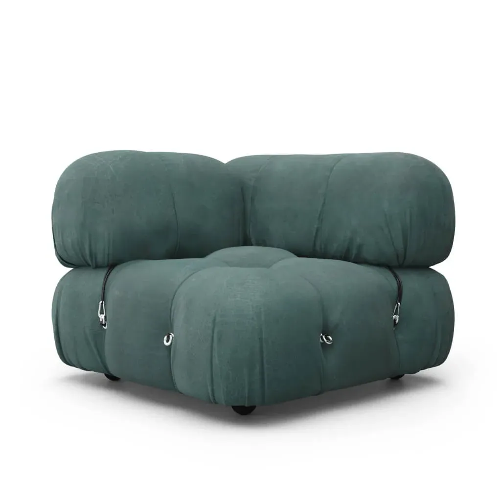 Bellini Sofa Corner Module - Distressed Fern Green, Vegan Leather product