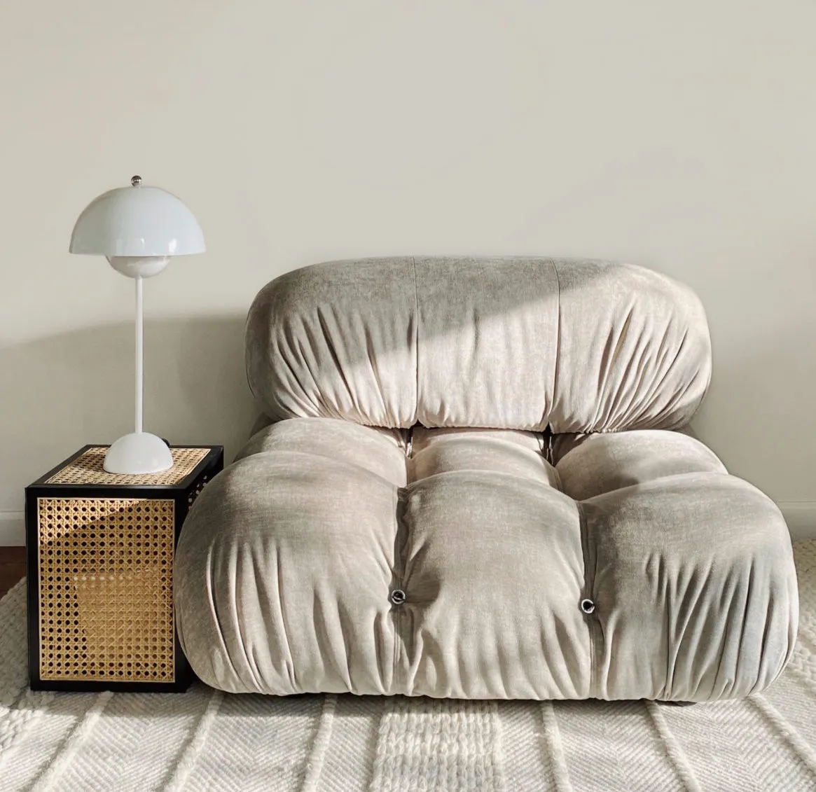 Bellini Sofa Middle Module - Chenille Helios Fabric product