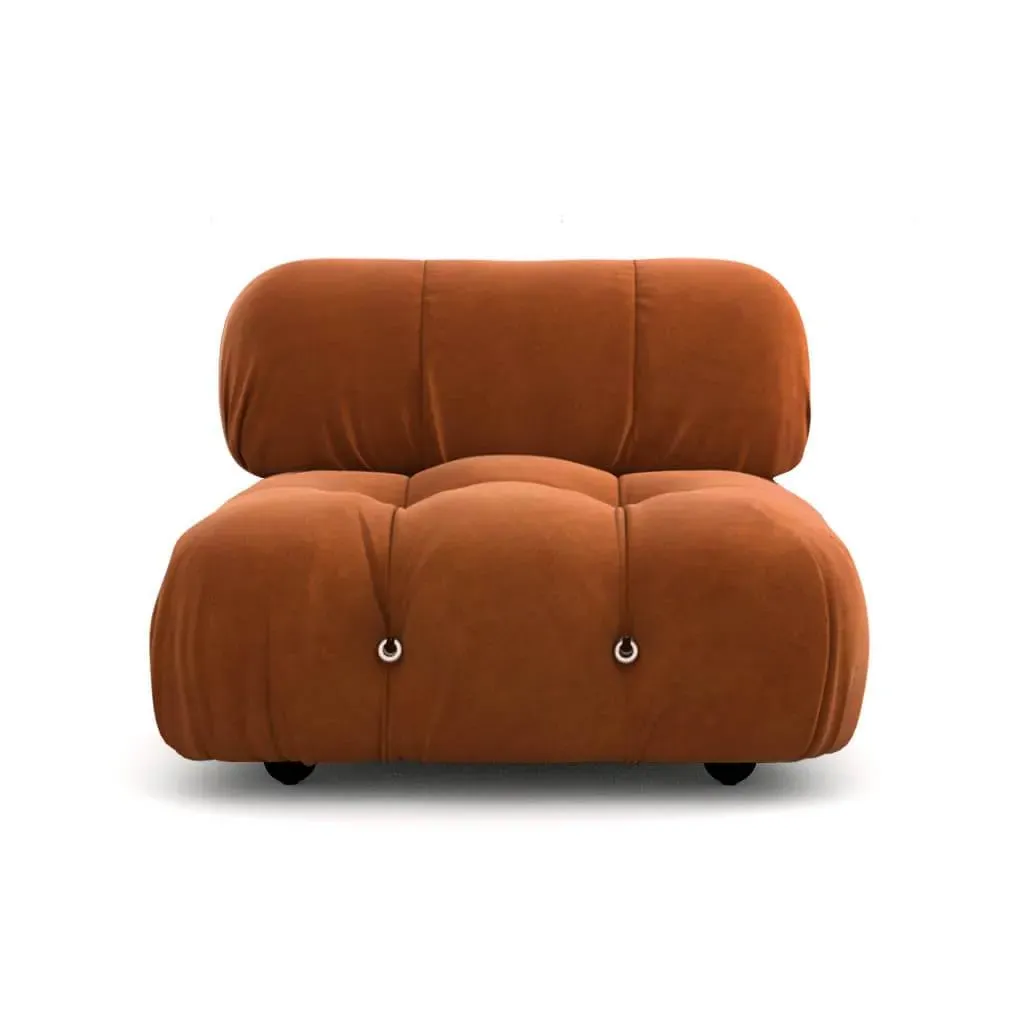 Bellini Sofa Middle Module - Rust, Suede product