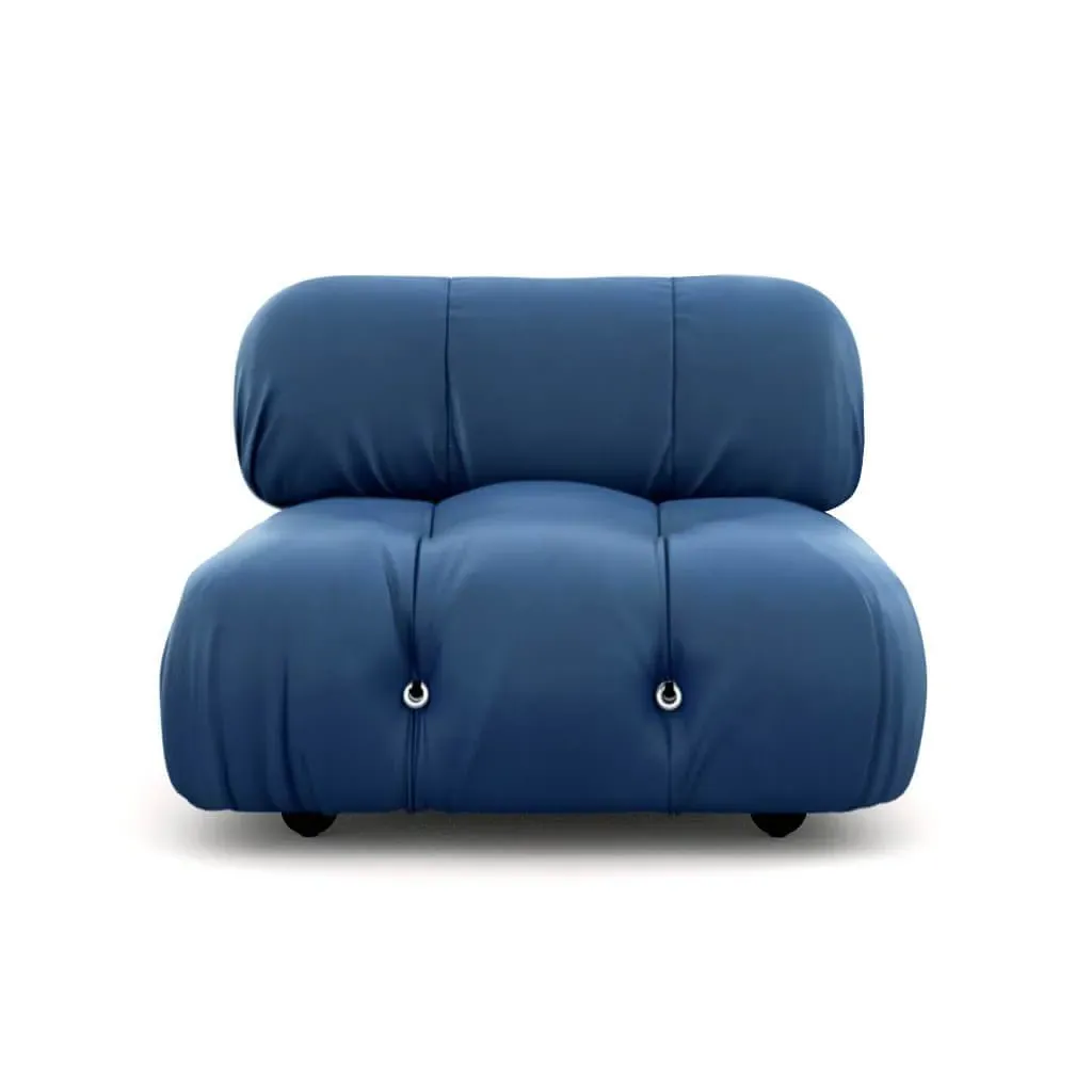 Bellini Sofa Middle Module - Twilight Blue, Aniline Leather product