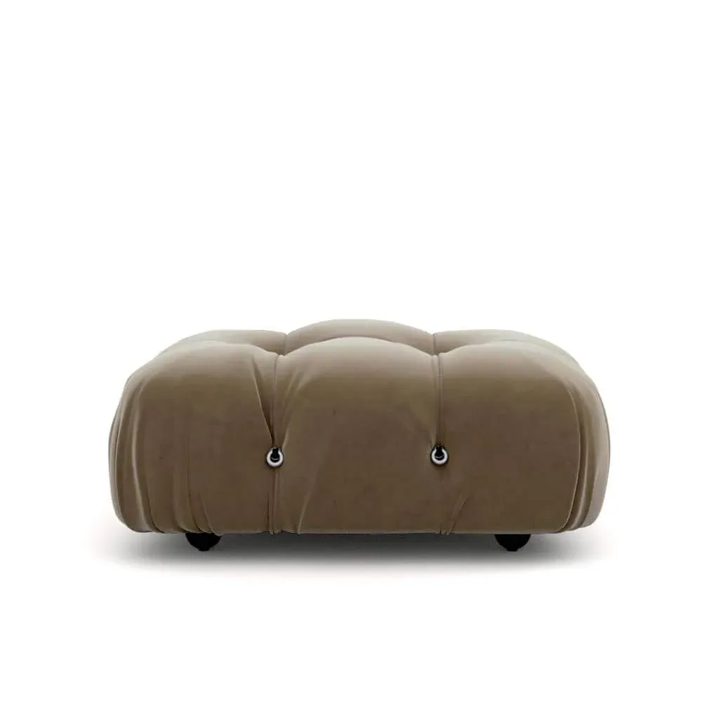 Bellini Sofa Ottoman - Ash Brown, Velvet product