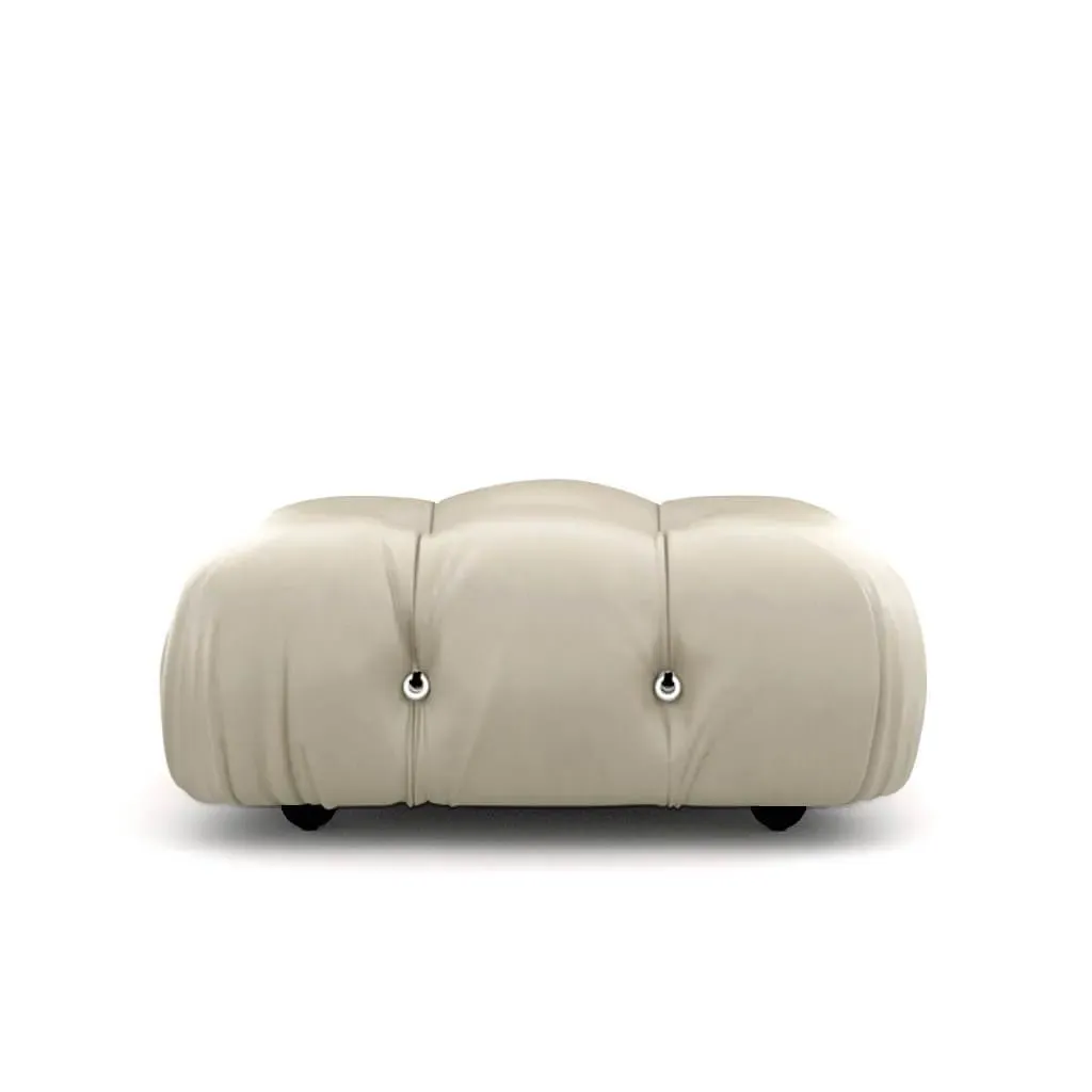 Bellini Sofa Ottoman - Bone, Aniline Leather product