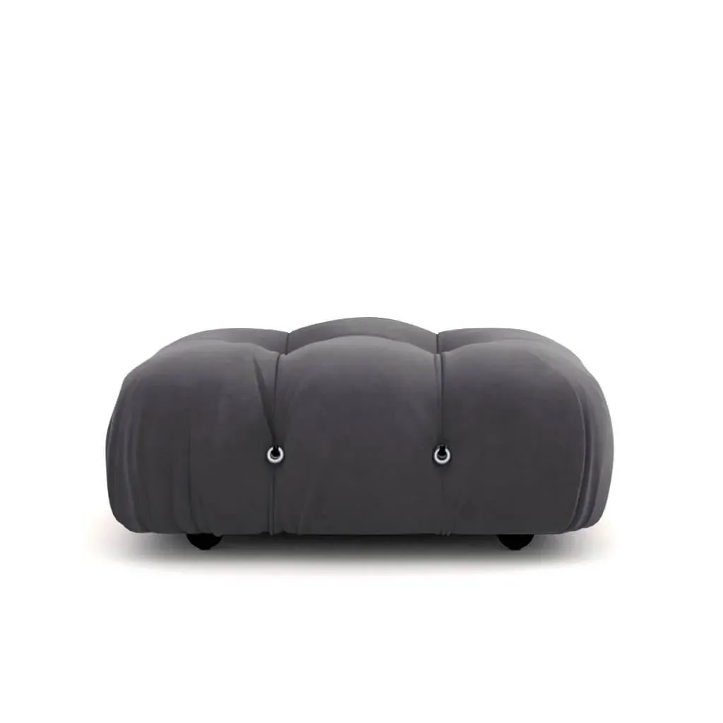 Bellini Sofa Ottoman - Charcoal, Suede product