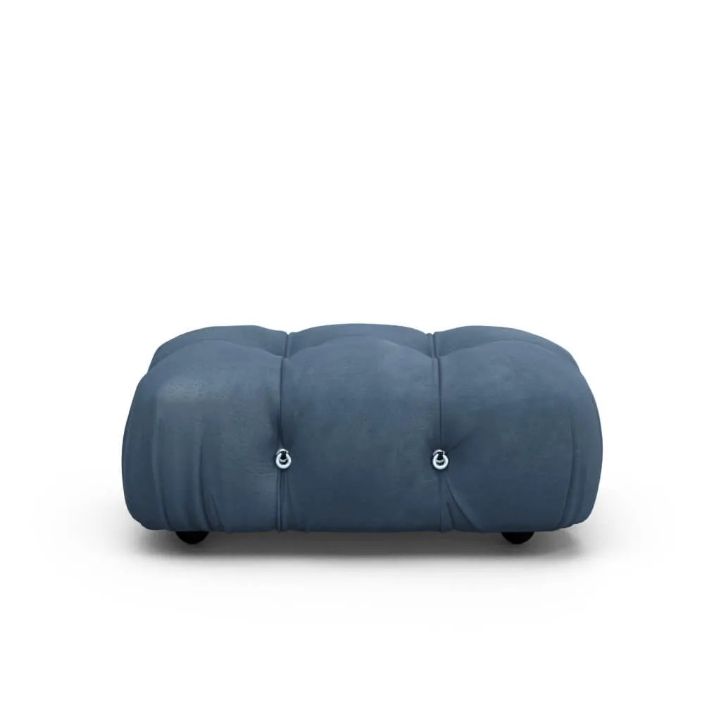 Bellini Sofa Ottoman - Distressed Space Blue, Vegan Leather product