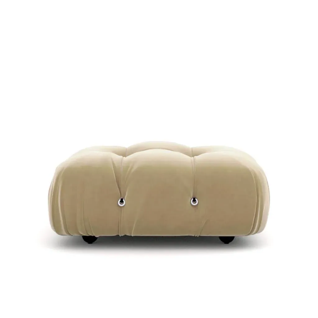 Bellini Sofa Ottoman - Ecru Champagne, Velvet product