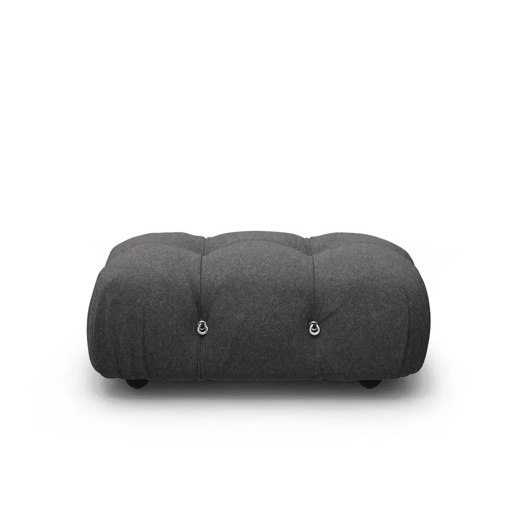 Bellini Sofa Ottoman - Granite Dark Grey, Cashmere product