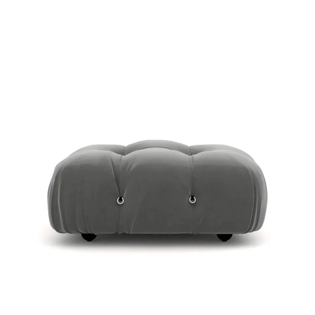 Bellini Sofa Ottoman - Graphite Grey, Velvet product