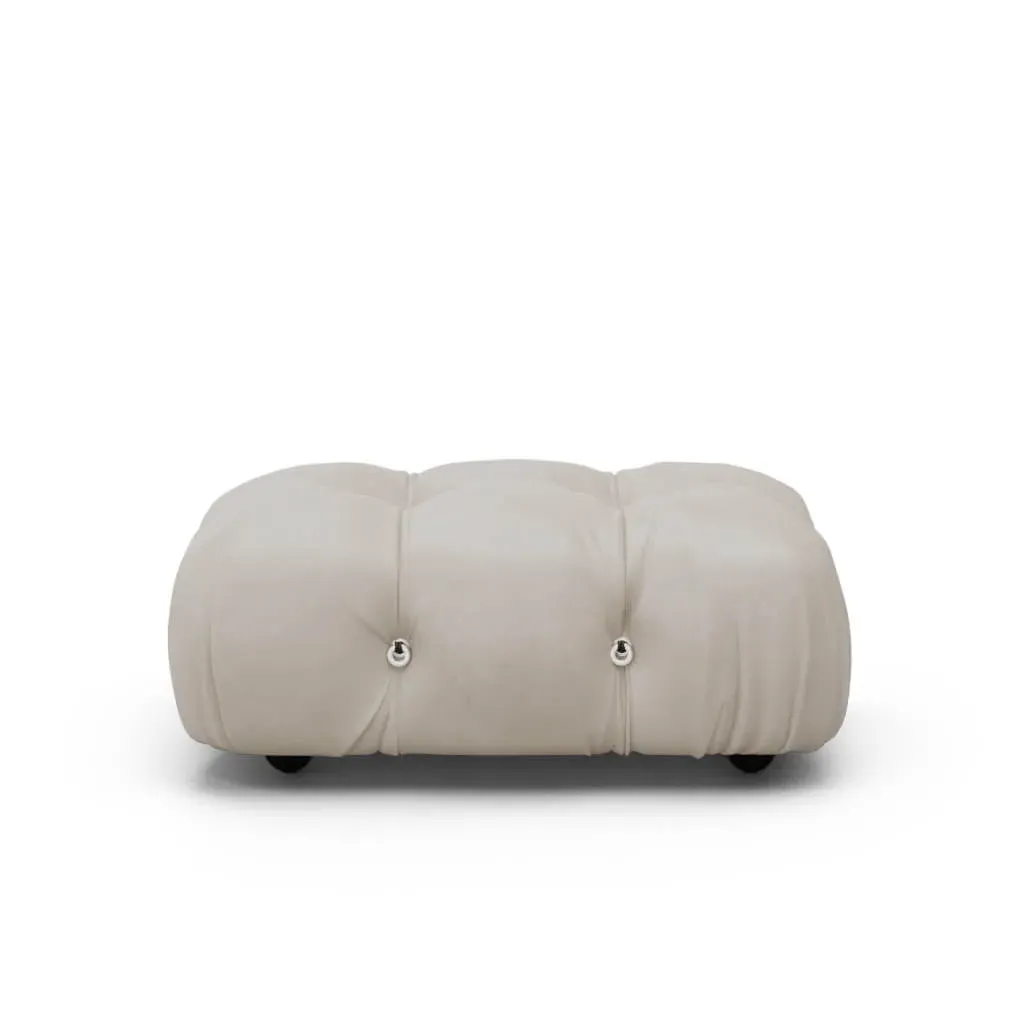 Bellini Sofa Ottoman - Ivory Cream, Vegan Leather product