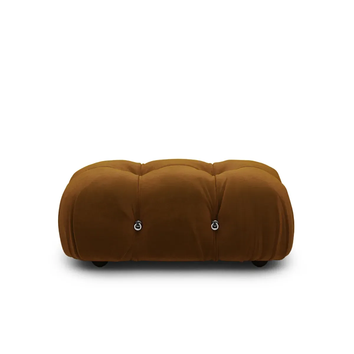 Bellini Sofa Ottoman Module - Dark Honey, Faux Mohair Velvet product