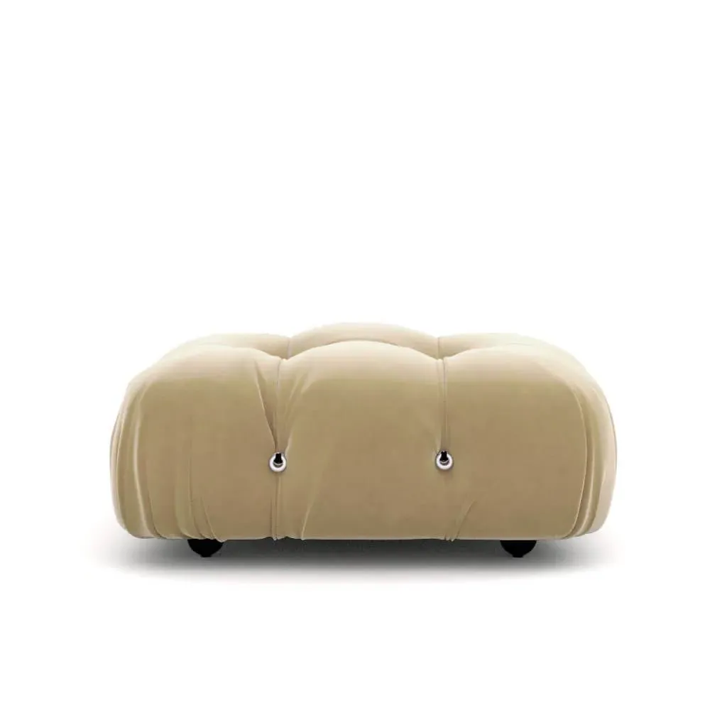Bellini Sofa Ottoman Module - Sterling, Velvet product