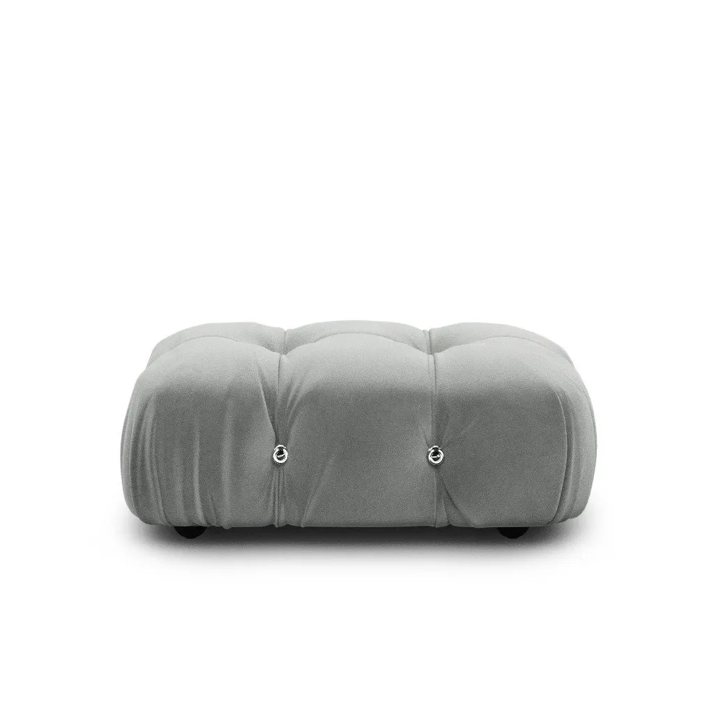 Bellini Sofa Ottoman - Seal Grey, Cotton Velvet product