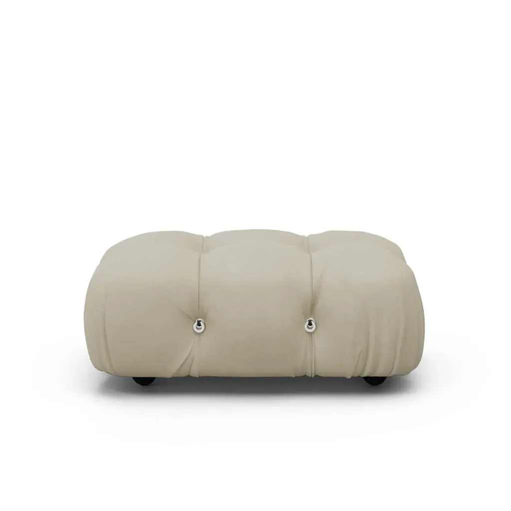 Bellini Sofa Ottoman - Stone Taupe, Vegan Leather product