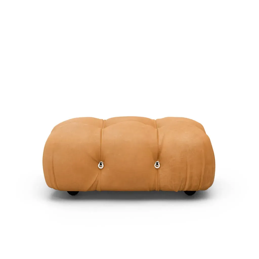 Bellini Sofa Ottoman - Tan Brown, Vegan Leather product