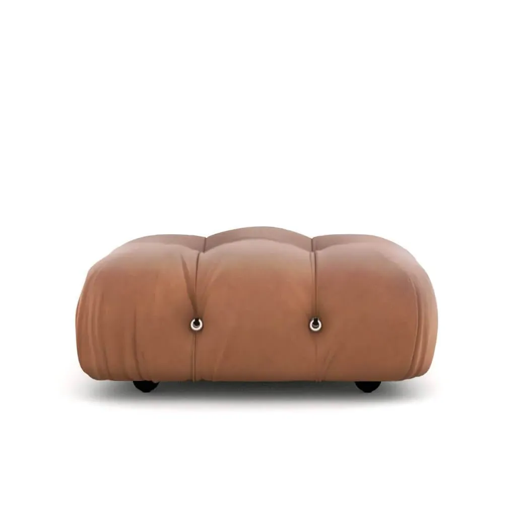 Bellini Sofa with Ottoman - Chestnut, Vintage Leather product